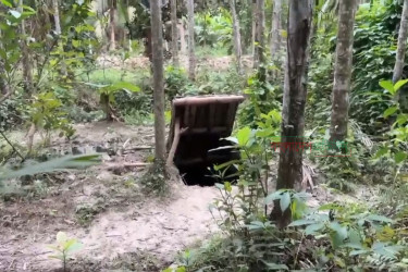 বাগানে মাটির নিচে ‘সুড়ঙ্গে’ চলতো মাদক সেবন-বেচাকেনা