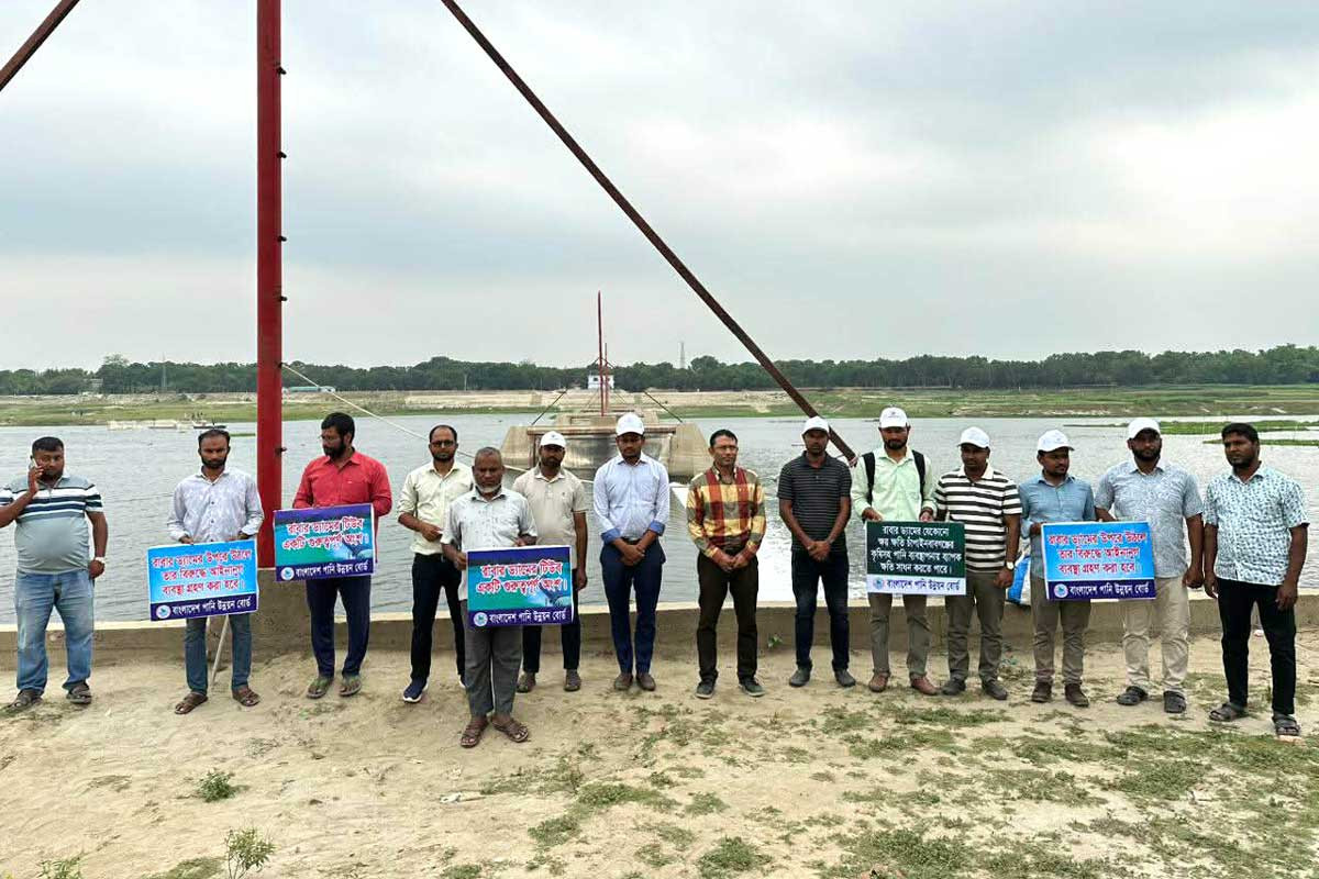 চাঁপাইনবাবগঞ্জে দেশের সর্ববৃহৎ রাবার ড্যাম প্রকল্পে নিরাপত্তা জোরদার