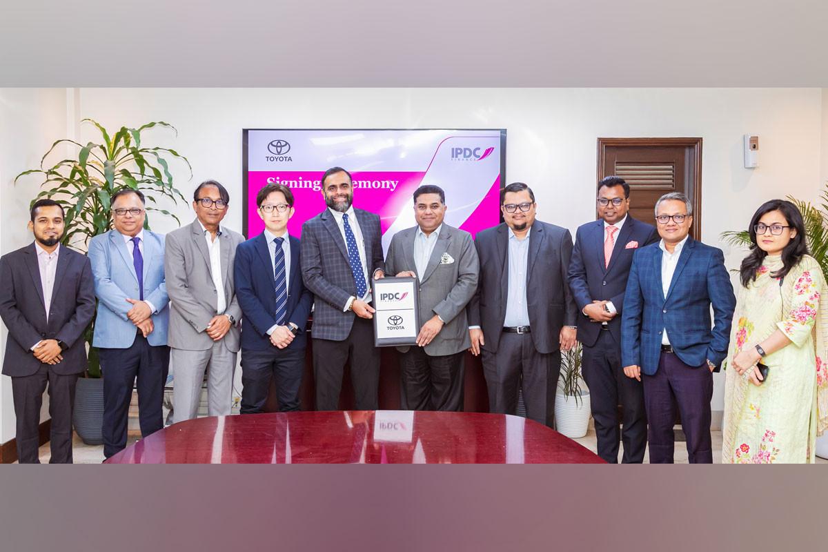 টয়োটা গাড়ি ক্রয়ে বাড়তি সুবিধা পাবেন আইপিডিসির গ্রাহকরা