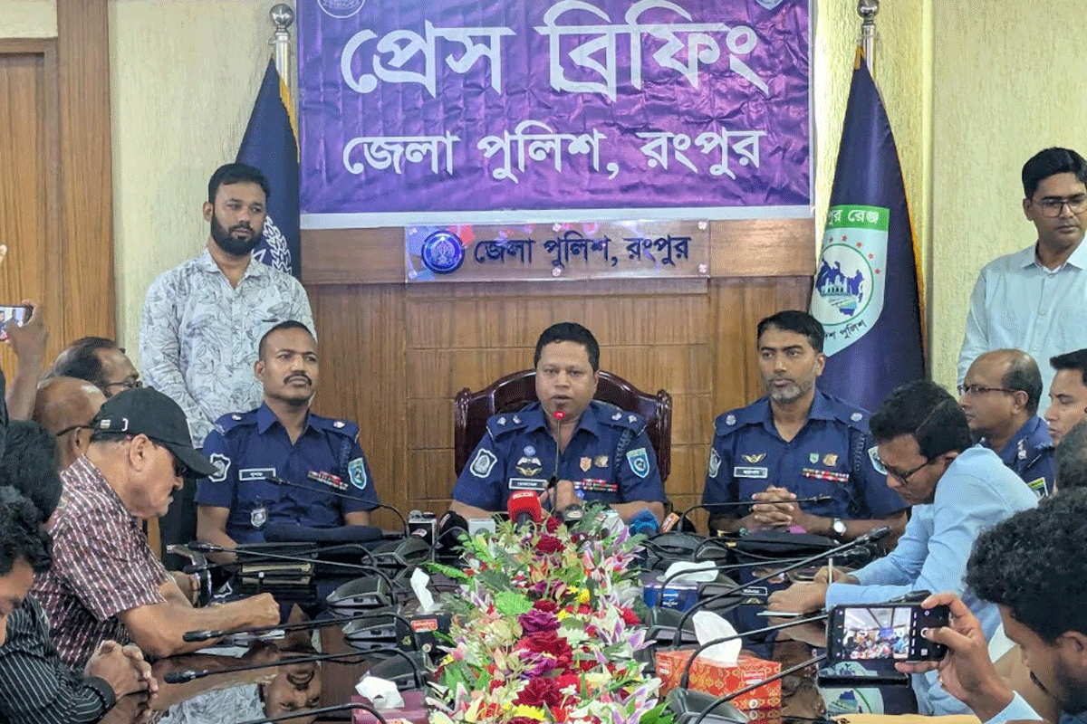 রংপুরে নবনিযুক্ত পুলিশ সুপারের সঙ্গে সাংবাদিকদের মতবিনিময়