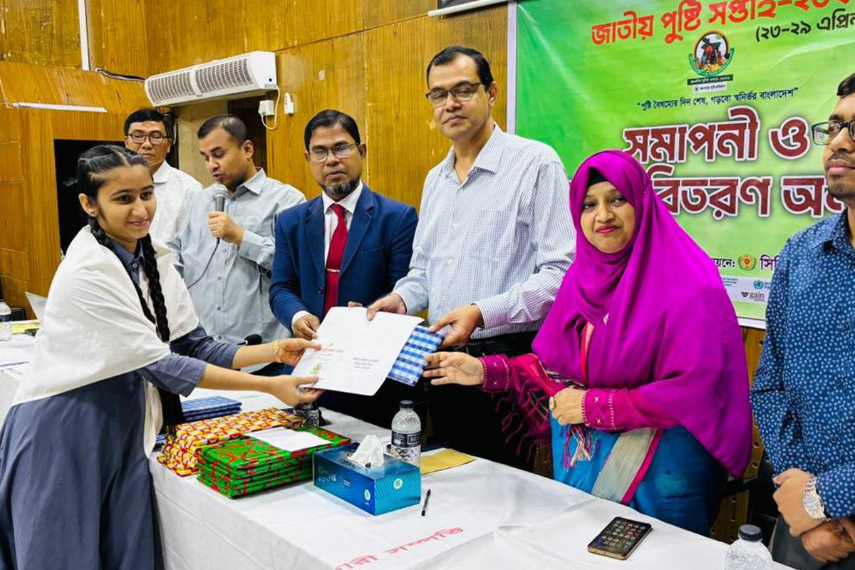 ‘পুষ্টিকে অবহেলা করার সুযোগ নেই’