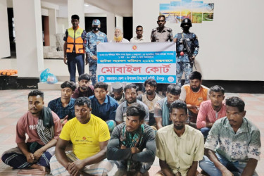 নিষেধাজ্ঞা অমান্য করে জাটকা শিকার, মেঘনায় দুই মাসে ২০৯ জেলের কারাদণ্ড