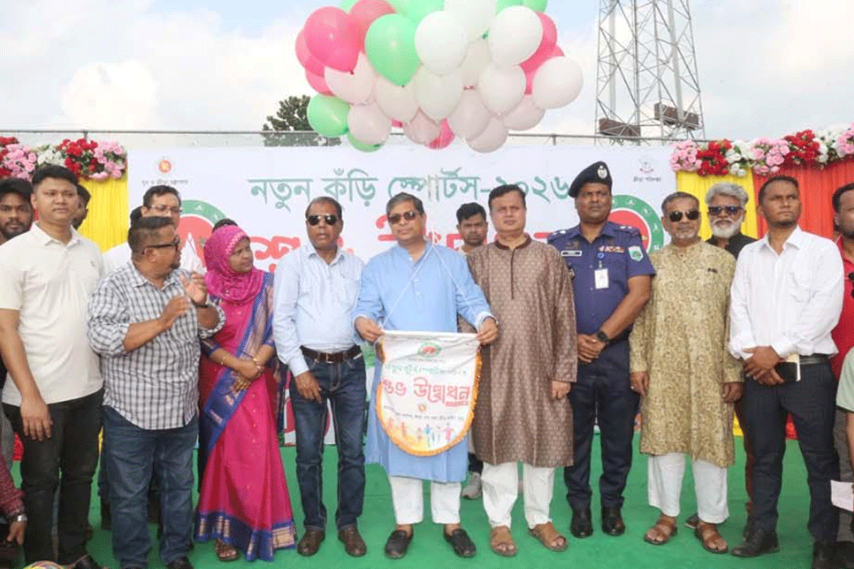 বগুড়ায় নতুন কুঁড়ি স্পোর্টসের উদ্বোধন