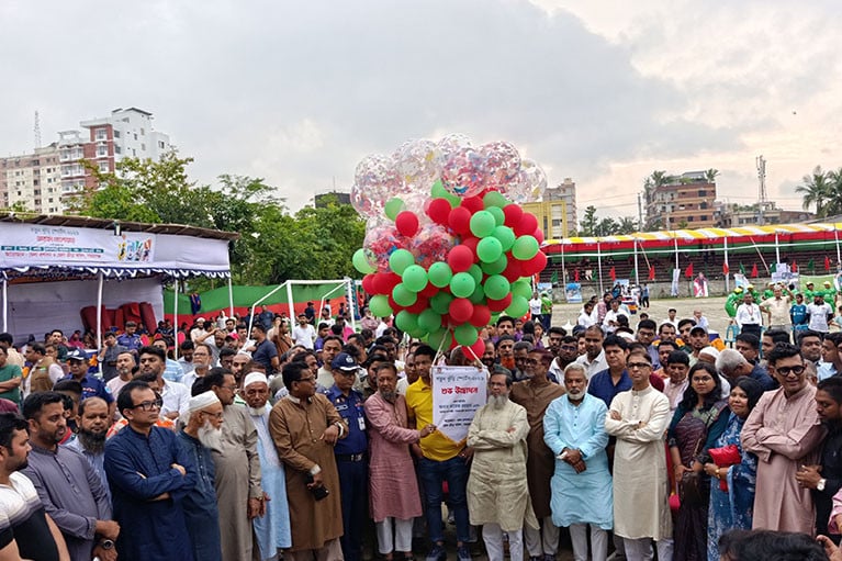 নারায়ণগঞ্জে উৎসবমুখর আয়োজনে নতুন কুঁড়ি স্পোর্টস ২০২৬ উদ্বোধন
