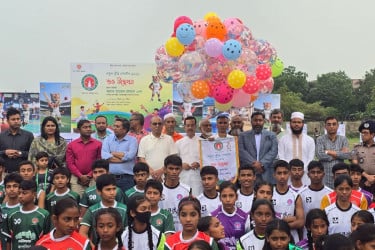 কিশোর-কিশোরীদের প্রতিভা বিকাশে গাজীপুরে নতুন কুঁড়ি স্পোর্টস উদ্বোধন