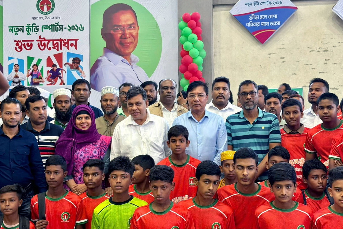জামালপুরে ‘নতুন কুঁড়ি স্পোর্টস-২০২৬’ উদ্বোধন