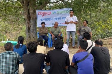 পার্বত্য অঞ্চলে ক্রমবর্ধমান পানি সংকট নিয়ে বসুন্ধরা শুভসংঘের মতবিনিময় সভা