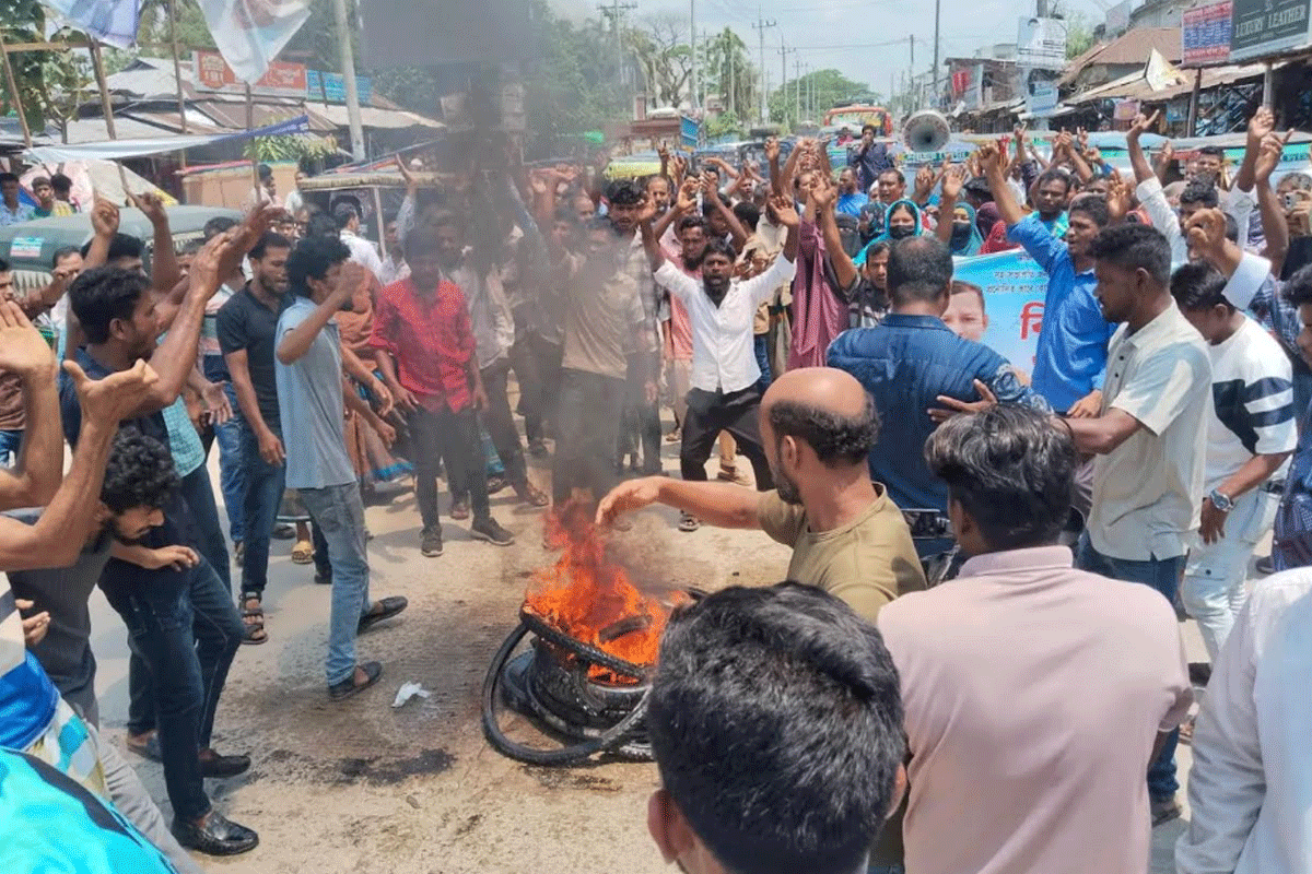 ভোলায় বিএনপি নেতা জাকিরের মুক্তির দাবি