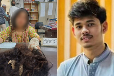 ব্রাহ্মণবাড়িয়ায় যৌতুকের টাকা না পেয়ে স্ত্রীর চুল কেটে নির্যাতন