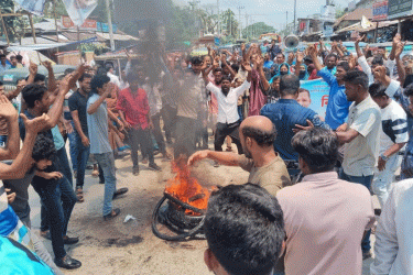 ভোলায় বিএনপি নেতা জাকিরের মুক্তির দাবি