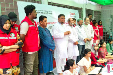 বিশ্ব রেড ক্রস ও রেড ক্রিসেন্ট দিবস উপলক্ষে জয়পুরহাটে চিত্রাঙ্কন প্রতিযোগিতা