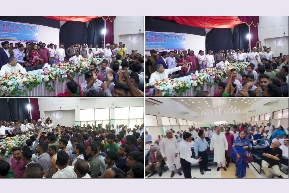 পররাষ্ট্র প্রতিমন্ত্রীর বক্তব্যকালে অনুসারীদের নিয়ে দুই এমপির হট্টগোল