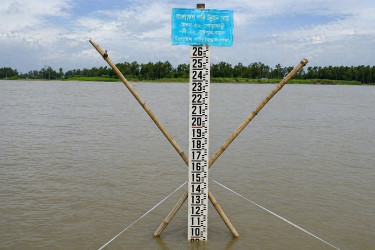 উত্তর-পূর্বাঞ্চলের সাত নদীর পানি এখনো বিপৎসীমার ওপরে