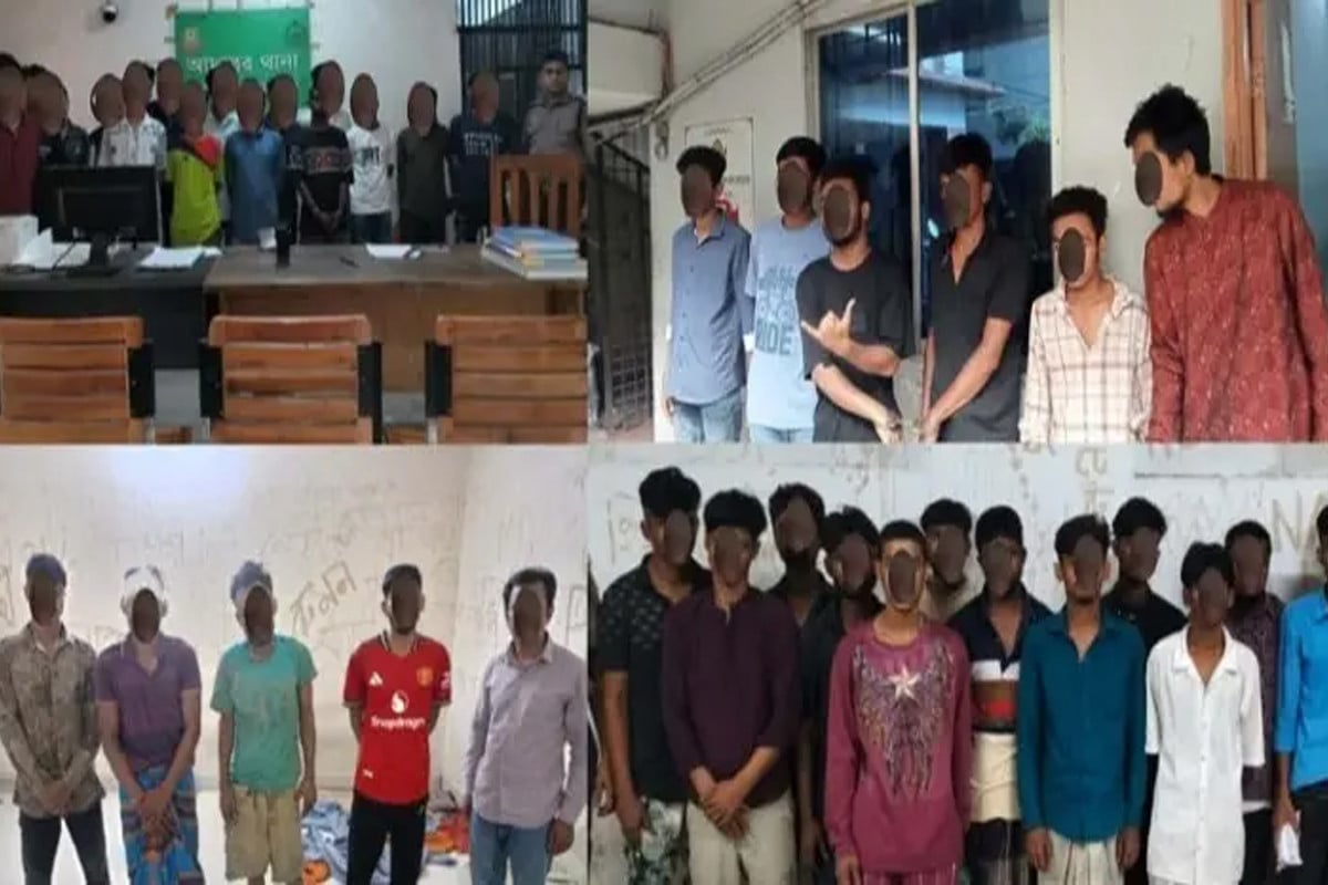 তেজগাঁও এলাকায় অভিযানে গ্রেফতার ৬৫