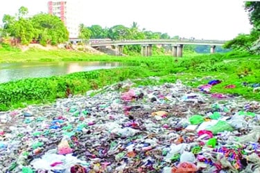 বর্জ্যরে ভাগাড় কুমার নদ