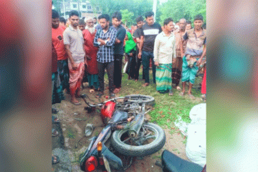 শার্শায় কাভার্ডভ্যান-মোটরসাইকেল সংঘর্ষে দুজন নিহত