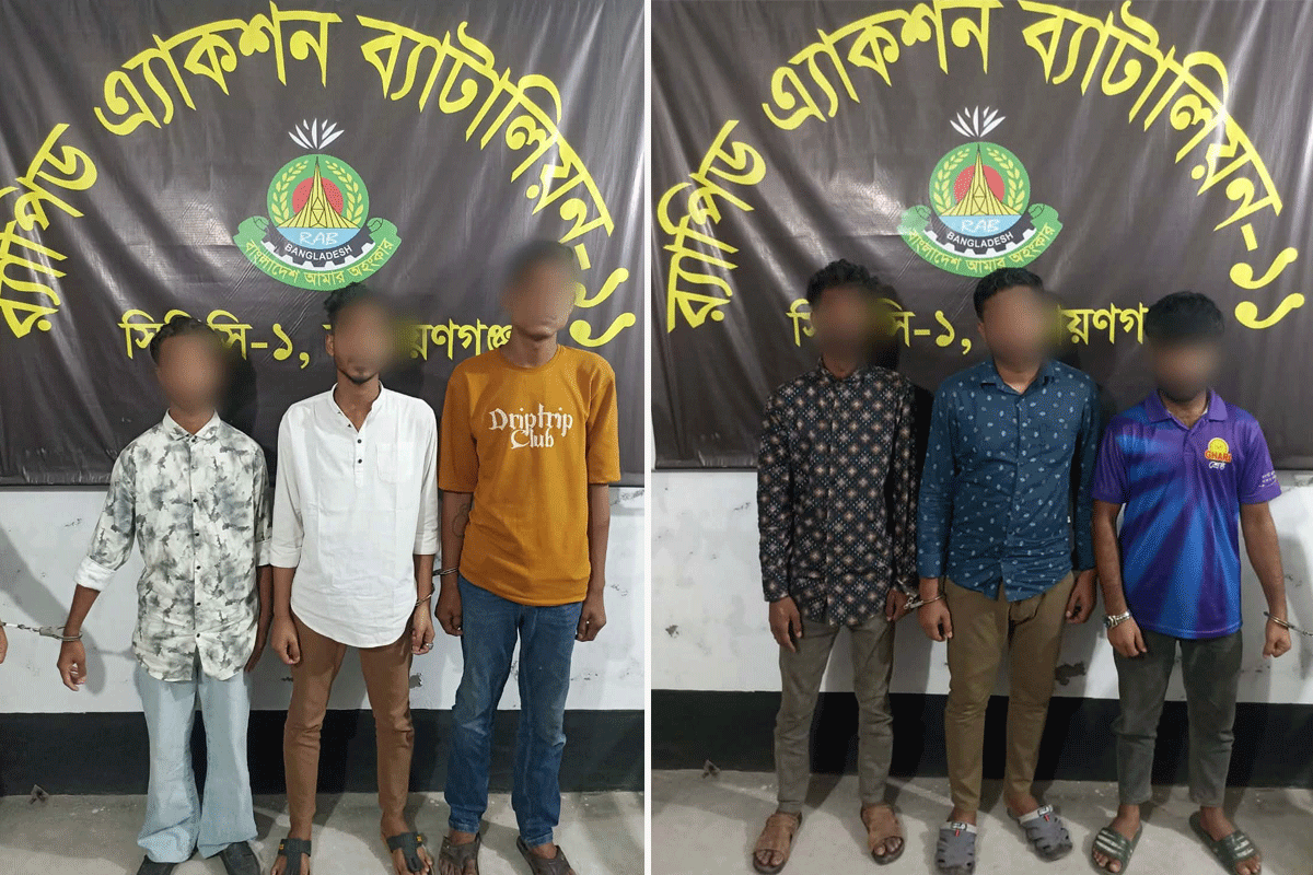 নারায়ণগঞ্জে অনলাইন জুয়ার দুই এজেন্টসহ গ্রেফতার ৬
