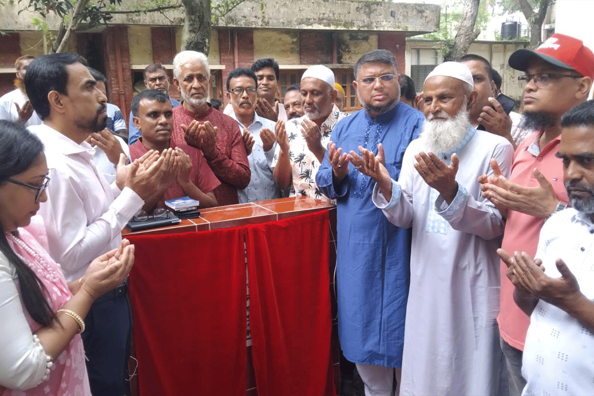 জয়পুরহাটে ইনডোর স্টেডিয়ামের ভিত্তিপ্রস্তর স্থাপন