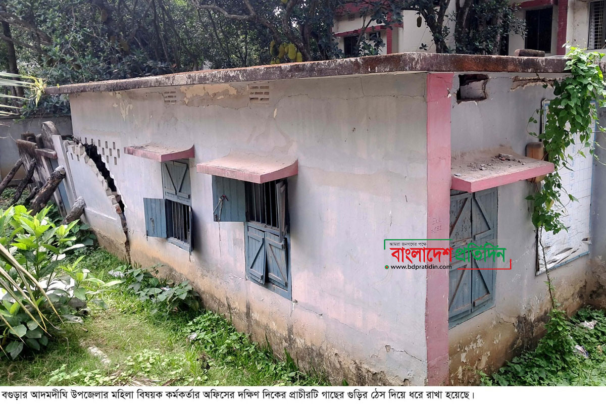 ঝুঁকিপূর্ণ তিন ভবনে চলে দাপ্তরিক কাজ, নেই প্রধান ছয় কর্মকর্তা