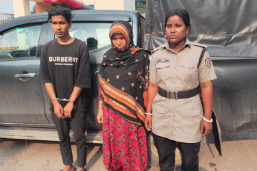 গাইবান্ধায় হেরোইনসহ ভাই-বোন গ্রেফতার