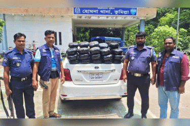 ৬০ কেজি গাঁজার জন্য ফেলে গেলেন ২০ লাখের গাড়ি