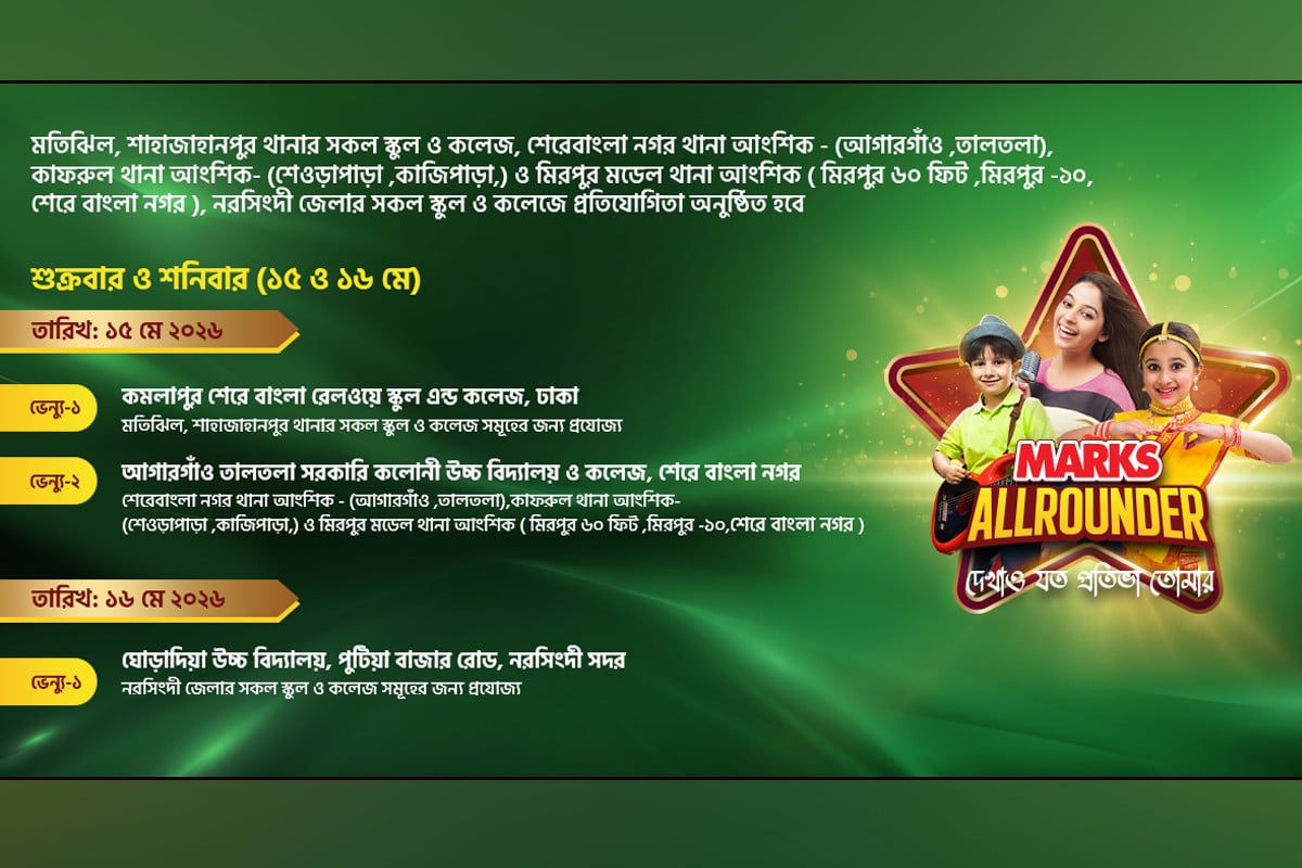 প্রতিভার ঝলক দেখাও মার্কস অলরাউন্ডারে, ঢাকায় চলছে আঞ্চলিক পর্ব