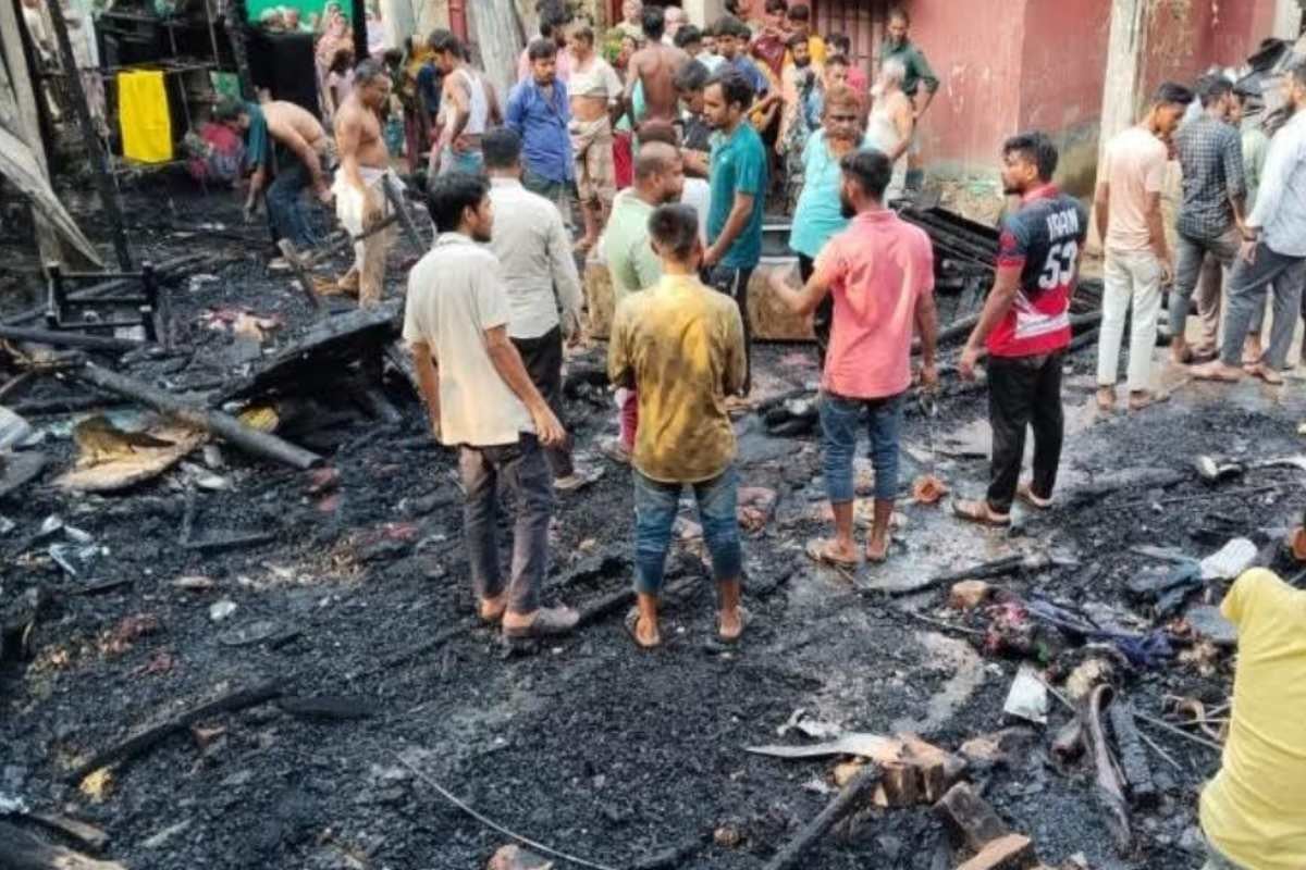 বান্দরবানের লামায় অগ্নিকাণ্ডে দুই বসতবাড়ি ভস্মীভূত
