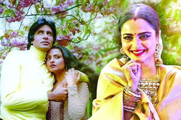 অমিতাভের জন্য রেখার সিঁথিতে সিঁদুর