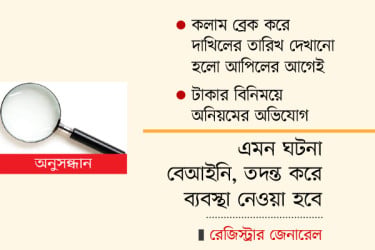 জামিন আবেদন দ্রুত শুনানিতে  কার্যতালিকায় কারসাজি!