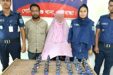 গোবিন্দগঞ্জে নারীসহ দুই মাদক কারবারি গ্রেপ্তার