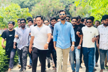 ব্রাহ্মণবাড়িয়া সরকারি কলেজ ছাত্রদলের বিক্ষোভ