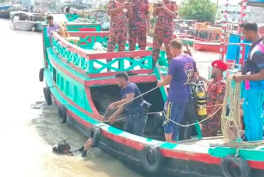মোংলায় ট্রলার থেকে নদীতে পড়ে চালক নিখোঁজ