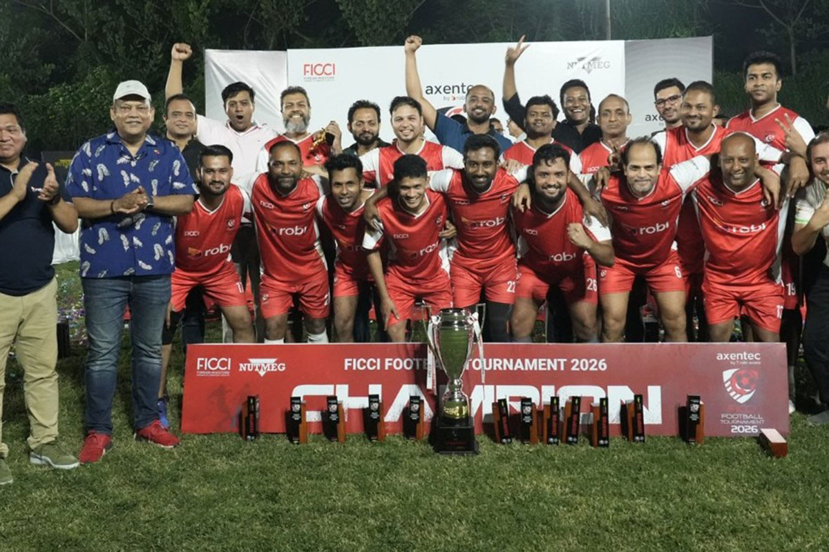 রবি আজিয়াটার শিরোপা জয়ে শেষ হলো এফআইসিসিআই ফুটবল টুর্নামেন্ট