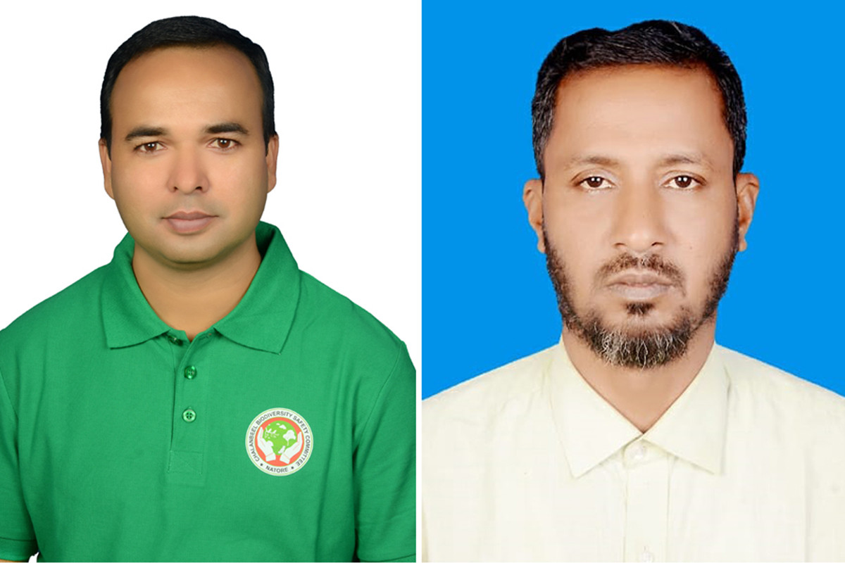 সিংড়া উপজেলা প্রেসক্লাবের সভাপতি সাইফুল ও সম্পাদক হারুন