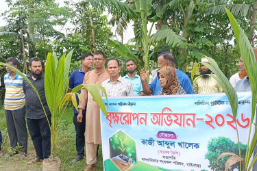 ‘পরিবেশ সংরক্ষণে বৃক্ষরোপনের বিকল্প নেই’