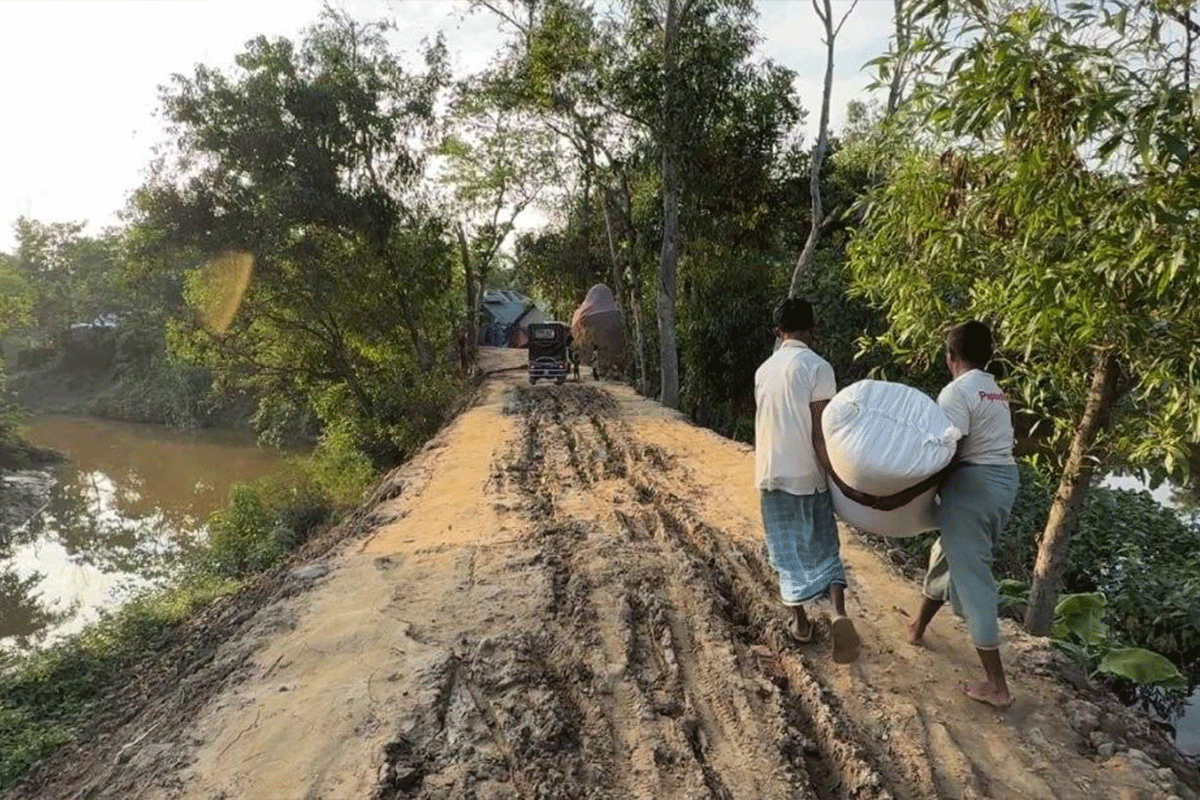 ফেনীতে জোড়াতালির বাঁধে বাড়ছে শঙ্কা, বর্ষা ঘিরে আতঙ্কে লাখো মানুষ