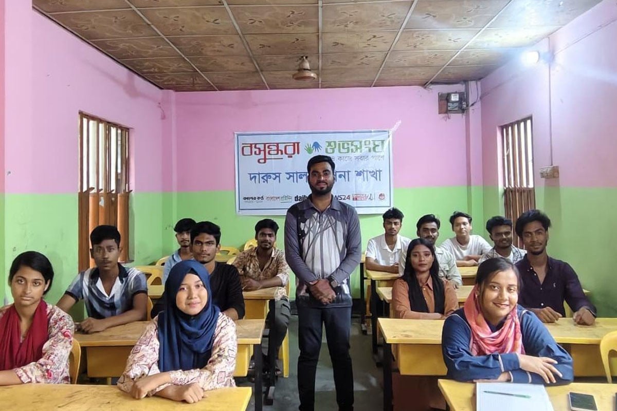 রাজধানীর দারুস সালামে বসুন্ধরা শুভসংঘের উদ্যোগে সাহিত্য আড্ডা