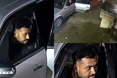 প্রাইভেট কারে এসে মাদ্রাসার দানবাক্স লুট