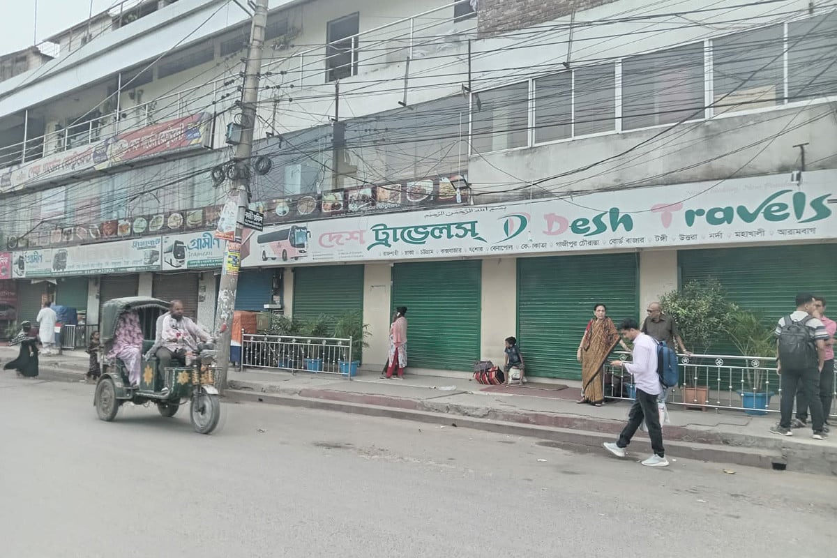 নেতৃত্বের দ্বন্দ্বে রাজশাহী থেকে বাস চলাচল বন্ধ