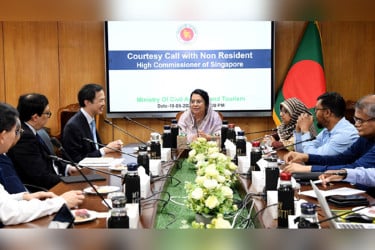 বিমানবন্দর সেবার আধুনিকায়নে সহায়তার আগ্রহ প্রকাশ সিঙ্গাপুরের