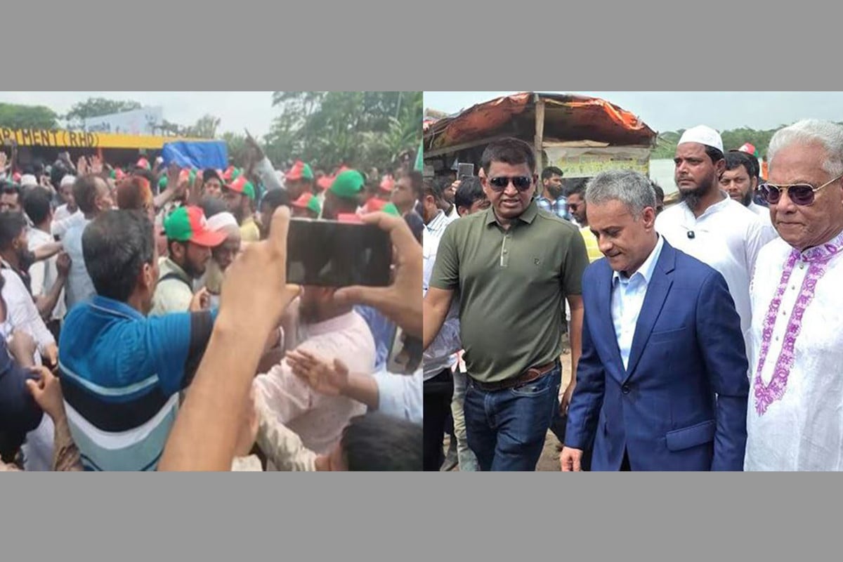 বাউফলে সেতুমন্ত্রীর সমাবেশে বিএনপি-জামায়াতের উত্তেজনা