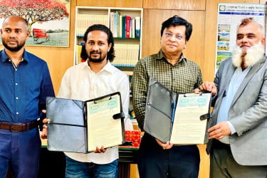 গোবিপ্রবি'র একাউন্টিং বিভাগ ও আইসিএমএবি'র মধ্যে সমঝোতা স্মারক স্বাক্ষর