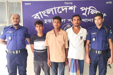 চুয়াডাঙ্গায় কিশোরীকে ধর্ষণ ও ভিডিও ধারণের অভিযোগে গ্রেপ্তার ৩