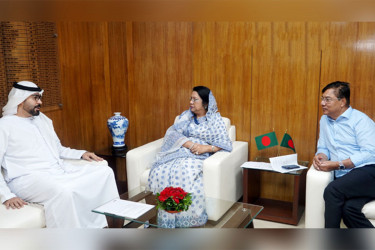 বিমানমন্ত্রী ও প্রতিমন্ত্রীর সঙ্গে আমিরাতের রাষ্ট্রদূতের সৌজন্য সাক্ষাৎ