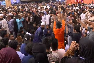 রামিসা হত্যার বিচারের দাবি, মিরপুরে সড়ক অবরোধ করে বিক্ষোভ
