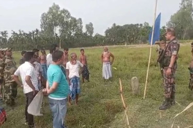 পাটগ্রাম সীমান্তে খুঁটি স্থাপনের চেষ্টা বিএসএফের, রুখে দিলো বিজিবি