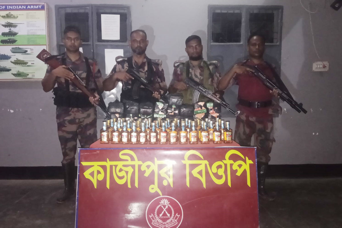 মেহেরপুরে বিজিবির অভিযান: কোটি টাকার ভারতীয় পণ্য উদ্ধার