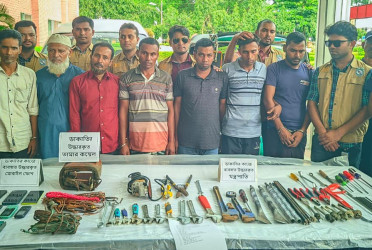 ট্রান্সফরমার চুরি করতে গিয়ে হত্যা, গ্রেফতার ৭