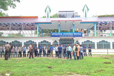 শোলাকিয়ায় ঈদ জামাত সকাল ৯টায়, চার স্তরের নিরাপত্তা