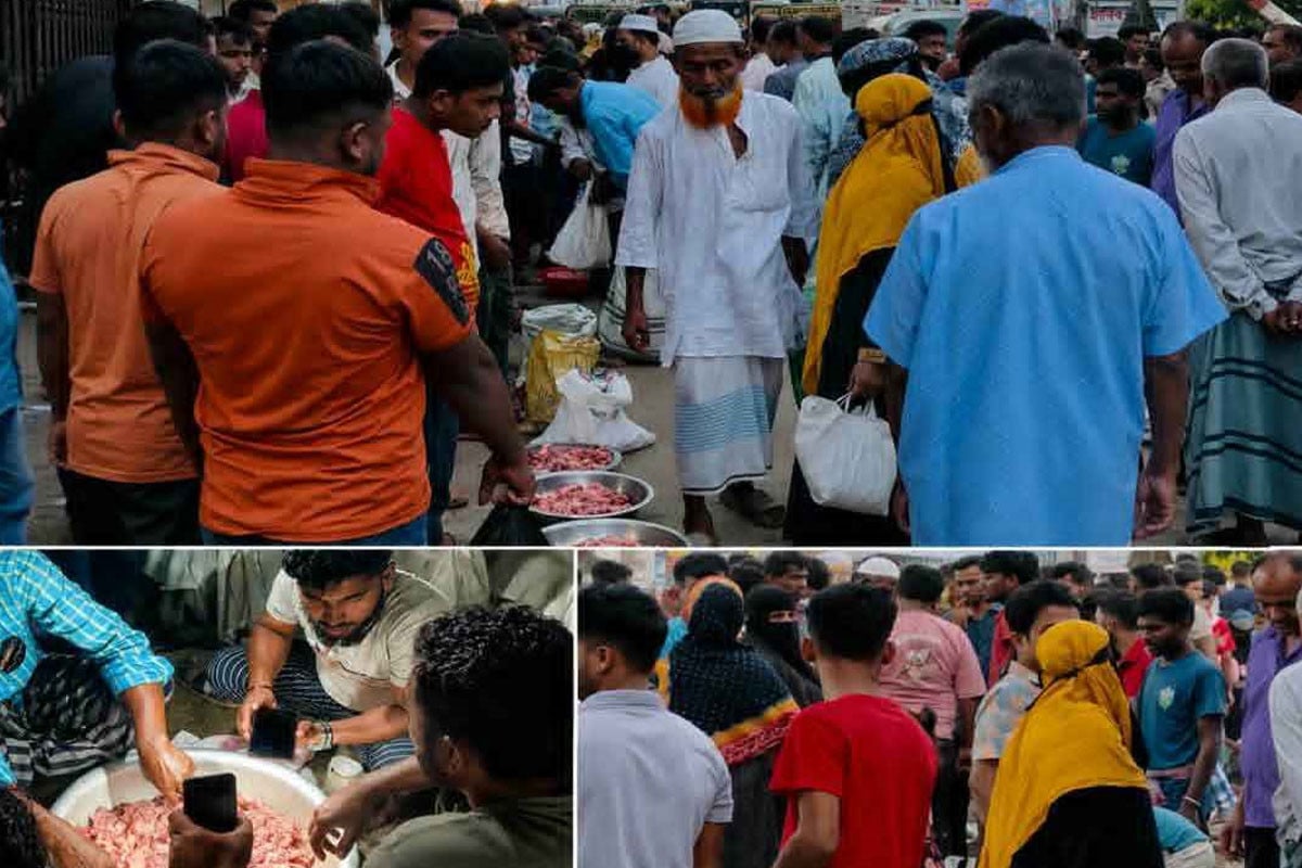 ব্রাহ্মণবাড়িয়ায় ‘দরিদ্রের মাংসের বাজার’ ৫০০ টাকায় মিলছে গরুর মাংস